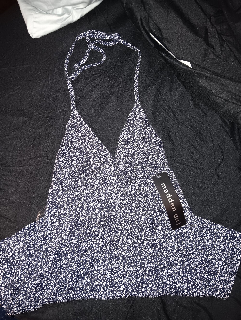 Madden Girl by Steve Madden Black Floral Romper